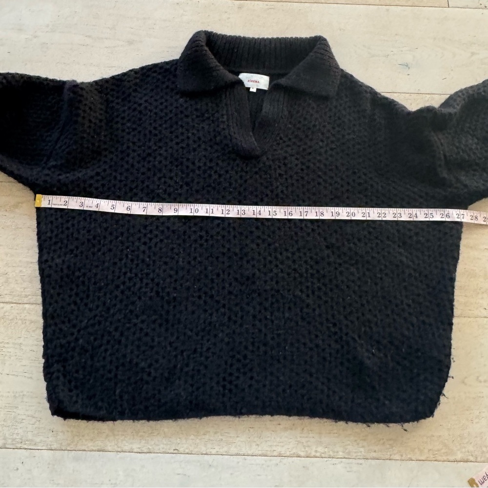 XIRENA ally sweater in black M Alpaca - Picture 6 of 9